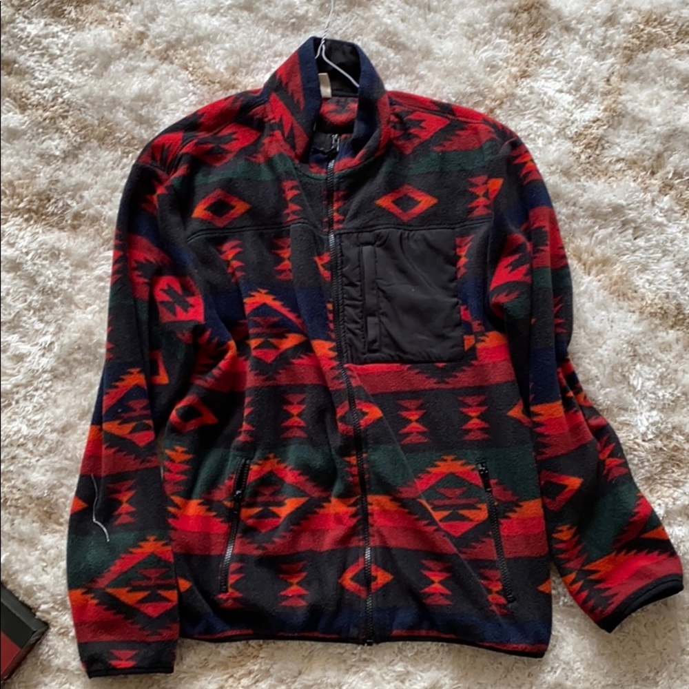 Colorful Zip Up Jacket